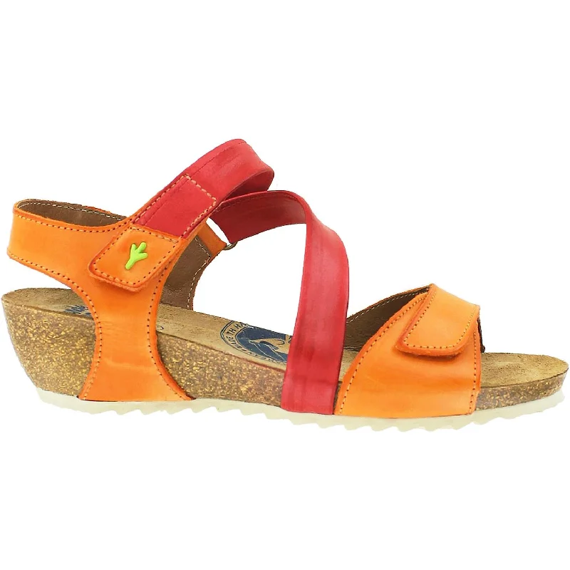 Women's Wanda Panda Bilma WP-8205 Naranja Leather