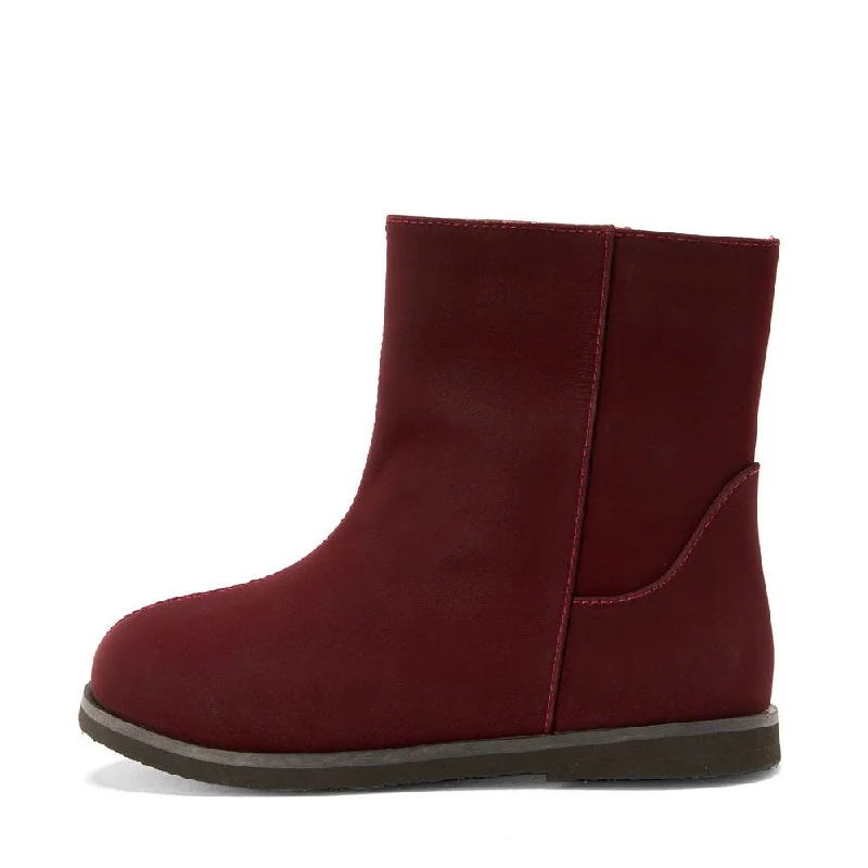 Boots with smart design-Ann 3.0 Burgundy