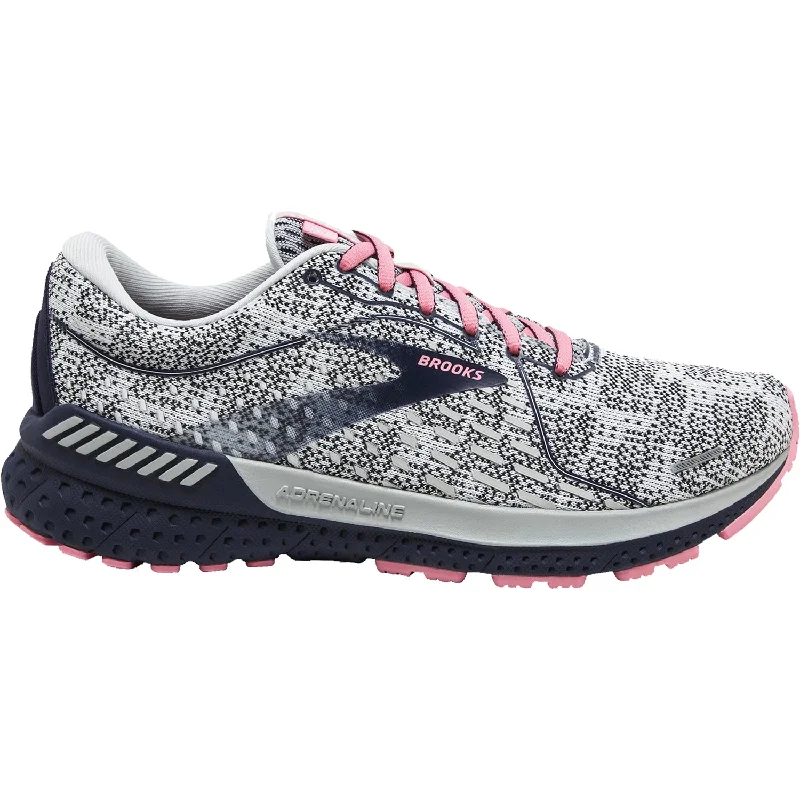 Athletic Shoes for Gym WorkoutsWomen's Brooks Adrenaline GTS 21 White/Peacoat/Coral Mesh