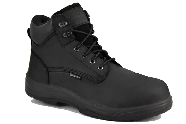 Boots near warehouses-Work Zone Men's 6" Waterproof EH Work Boot