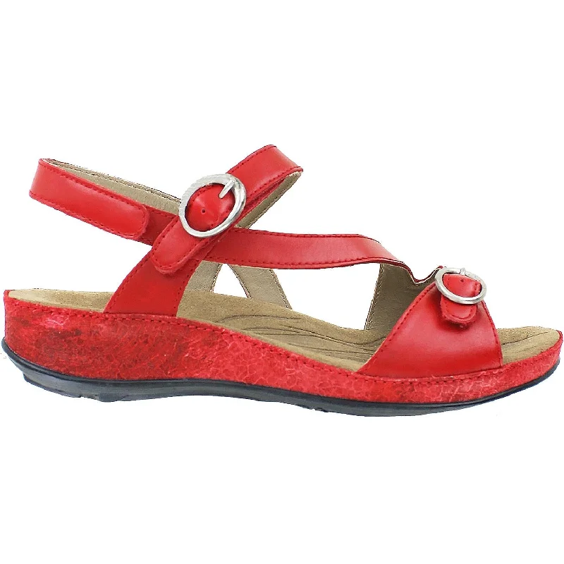 Women's Romika Fidschi 48 Red Leather