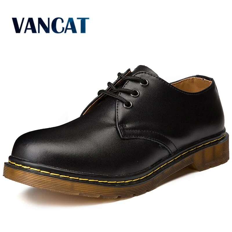 Flats with close trails-Big Size Brand Breathable Men's Oxford Shoes Top Quality Dress Shoes Men Flats Fashion Genuine Leather Casual Shoes Work Shoes