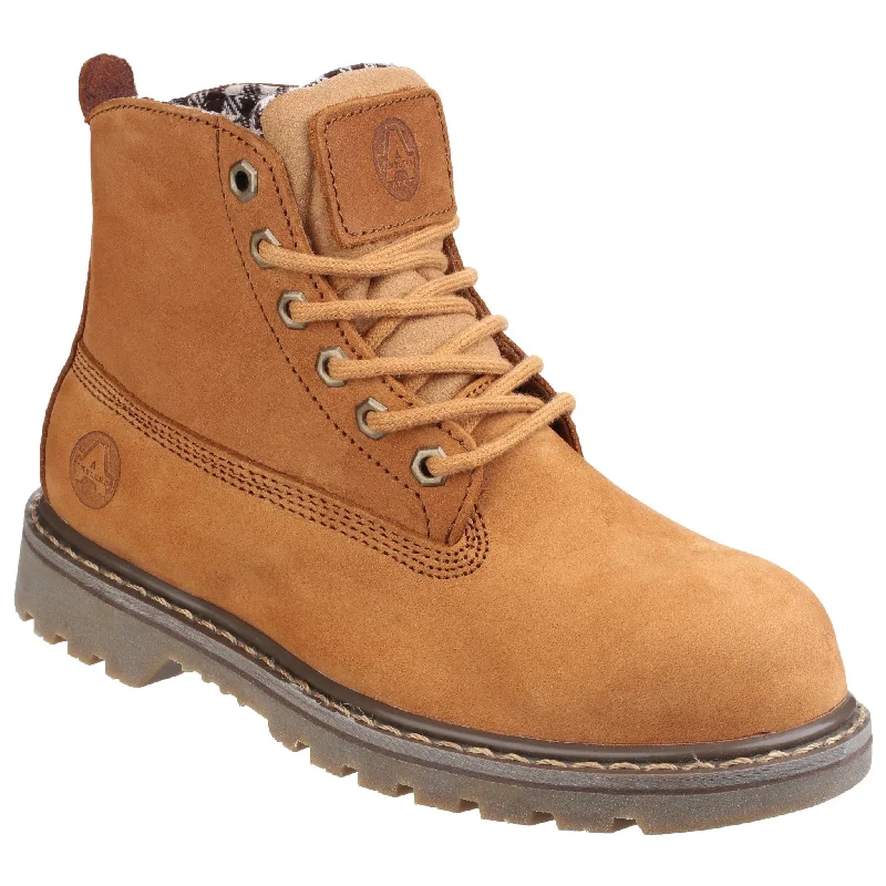 Boots with hardwood soles-Amblers FS103 Safety Boots