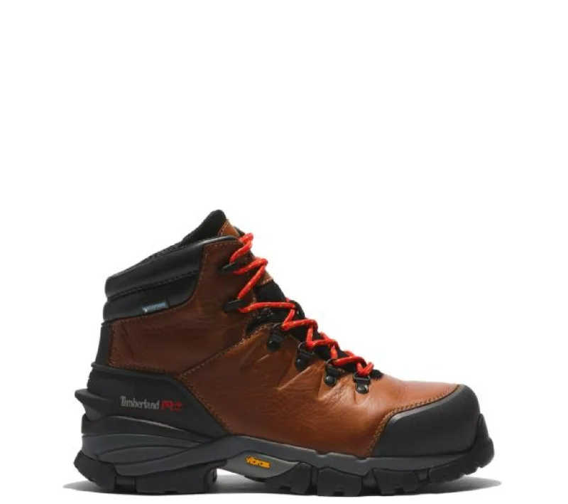 Boots with bright lining-Timberland PRO Men's Heritage Hyperion 6" Comp Toe Waterproof Work Boot