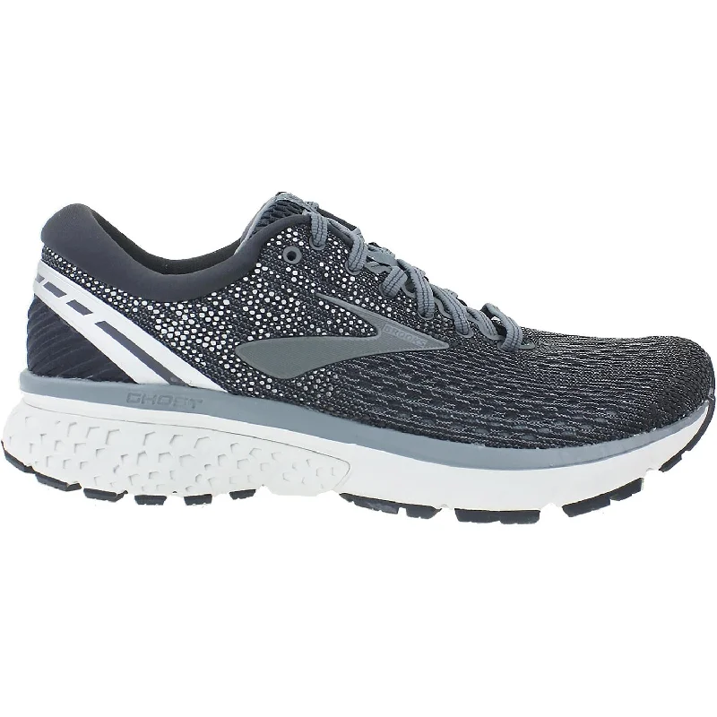 Stylish Athletic Shoes for Casual WearMen's Brooks Ghost 11 Ebony/Grey/Silver Mesh