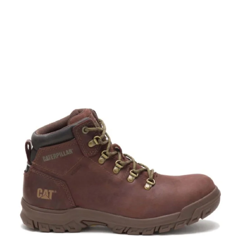 Boots for earth-friendly wear-CAT Women's Mae Waterproof Steel Toe Work Boot_Cocoa