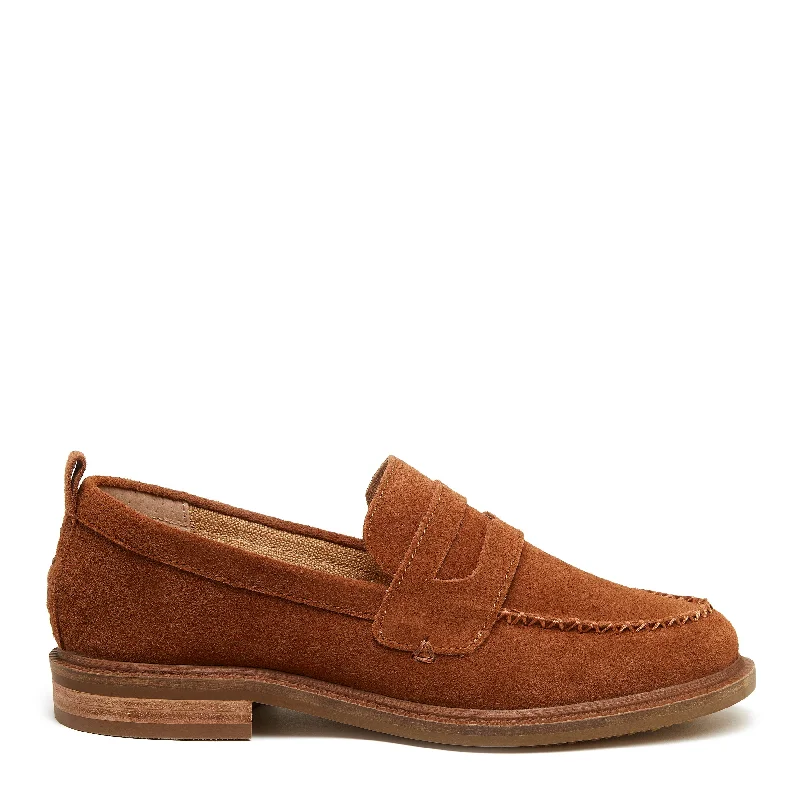 Loafers vs sneakers-Lens Hickory Suede Loafers