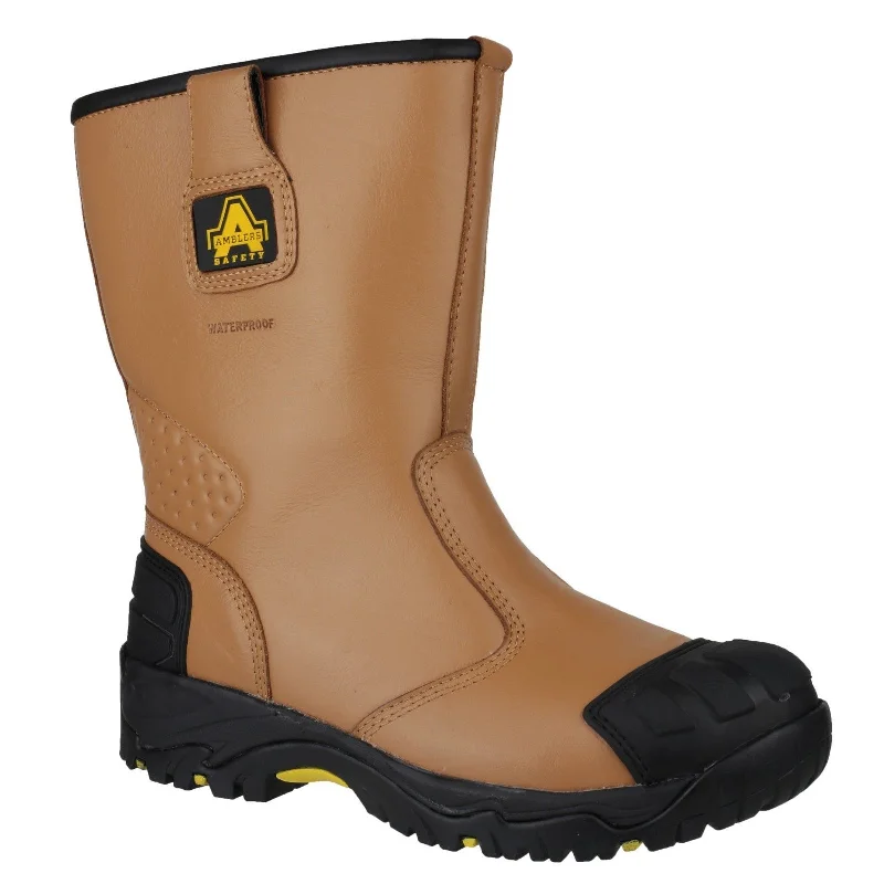 Boots with loose fit-Amblers FS143 Safety Rigger Boots