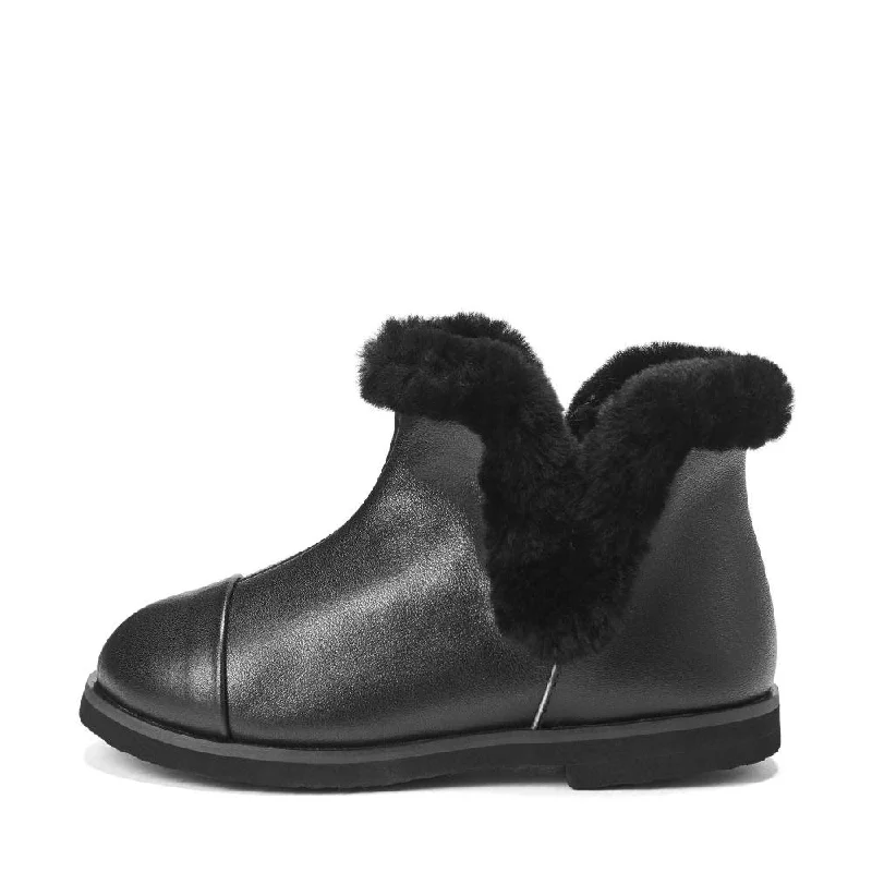 Boots with wash soles-Ashley 2.0 Black