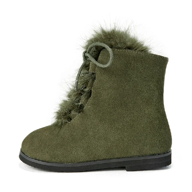 Boots with cat tread-Alice Khaki