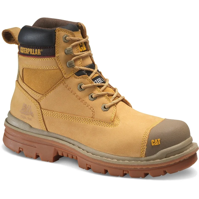 Boots with vast soles-CAT Caterpillar Gravel Safety Boots