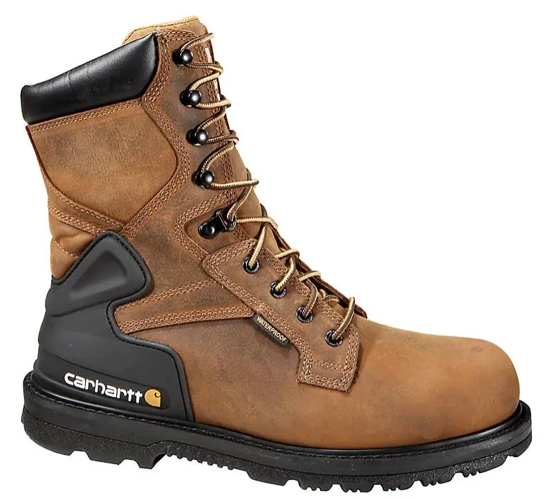 Boots affordable brands-Carhartt 8" Work Boot (Steel Toe)