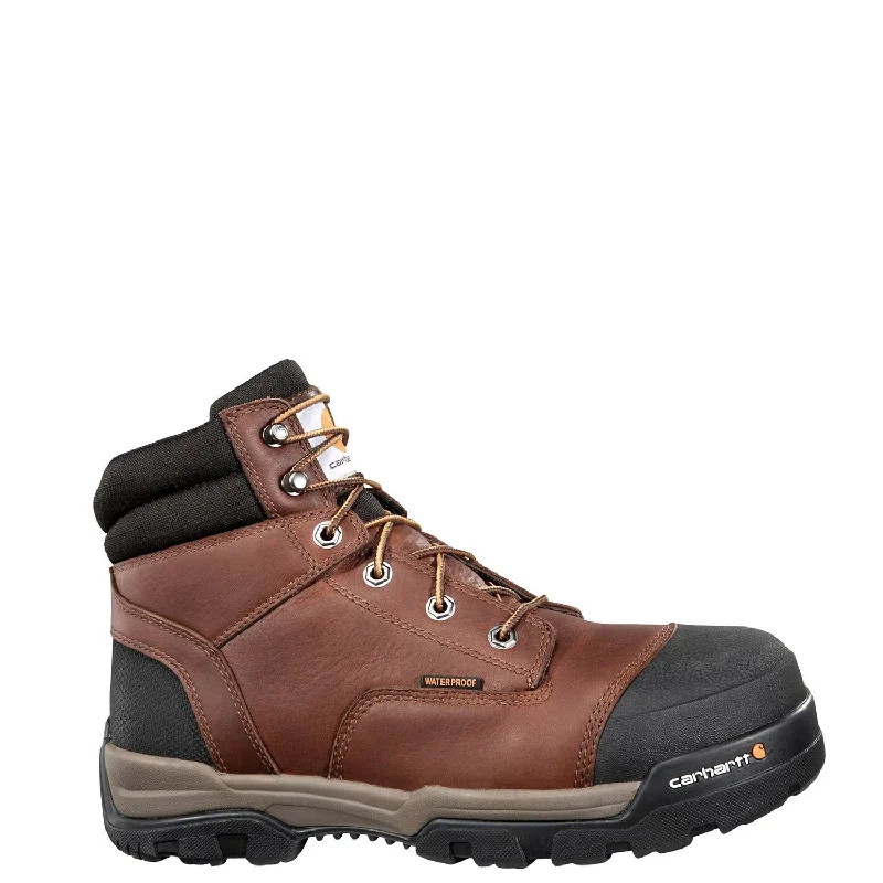 Boots for long walks-Carhartt Men's Ground Force Waterproof 6" Composite Toe Work Boot