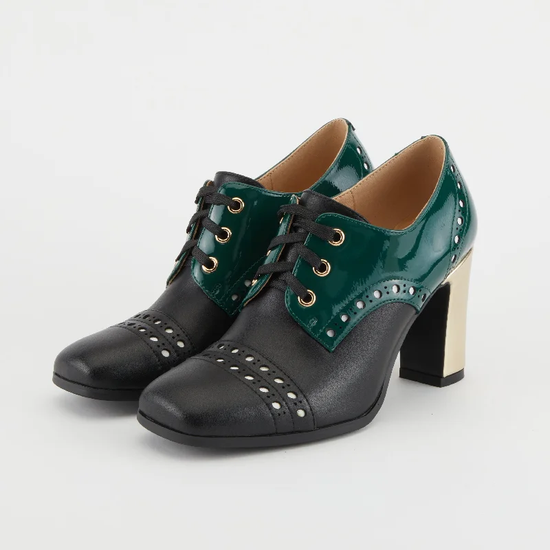 AZURA MALACHITE OXFORD LACE-UP SHOOTIE