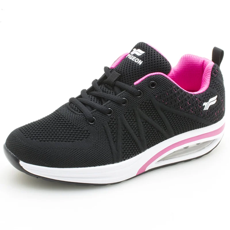 Athletic Shoes with Thick SolesSneaker: P5889 Black