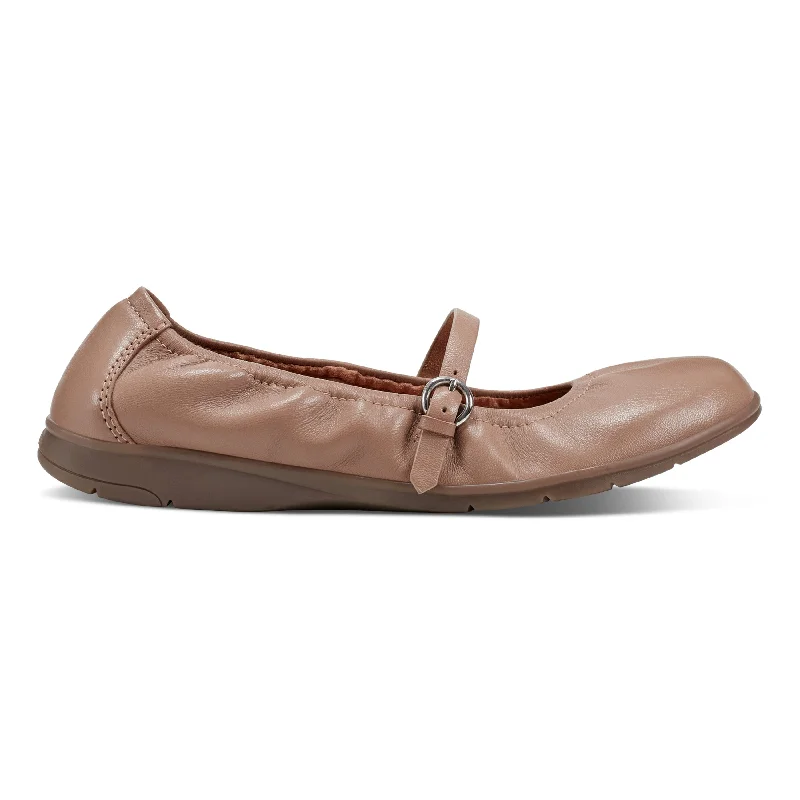 Flats pet friendly-Korvino Almond Toe Casual Ballet Flats