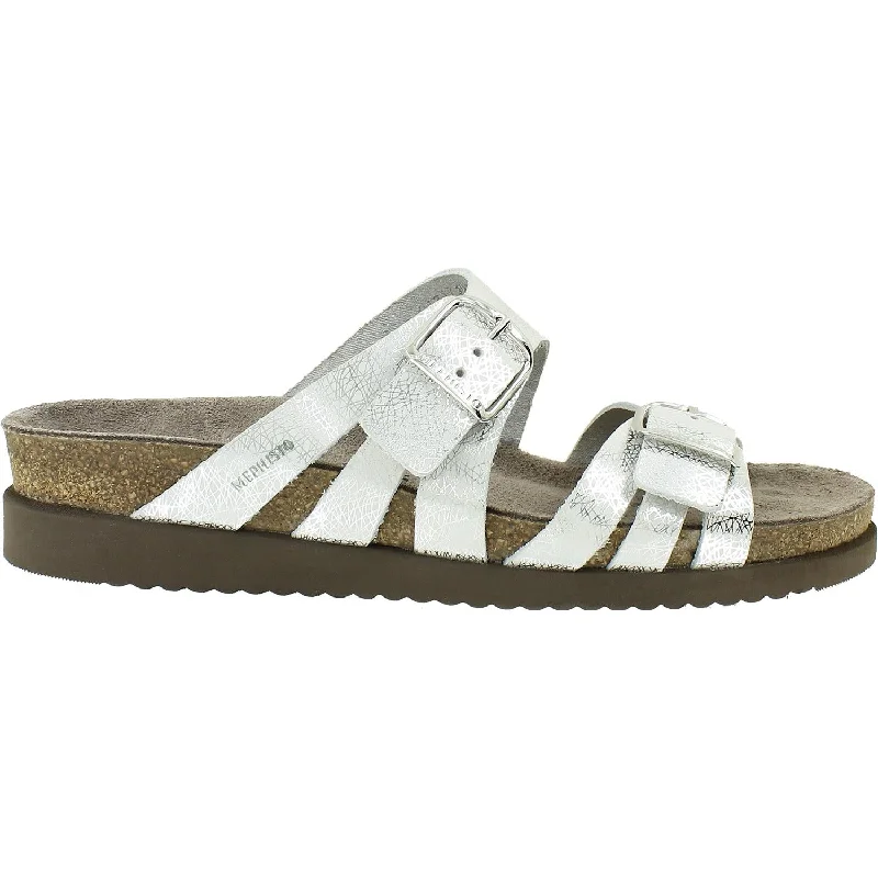 Women's Mephisto Helisa Silver Edison Leather