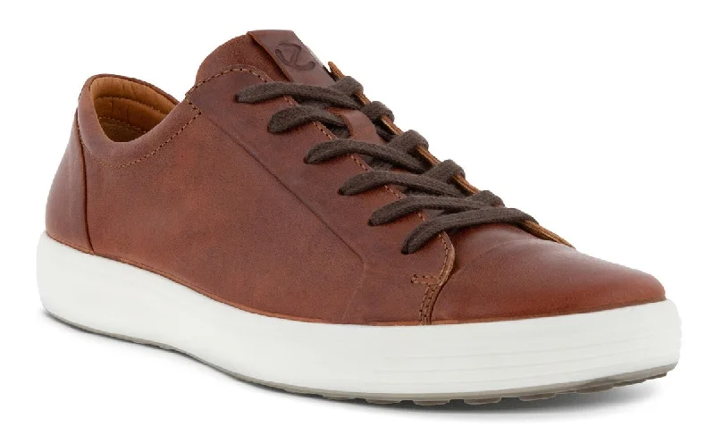 Athletic Shoes with Ergonomic FitEcco Men's Soft 7 City Sneaker Cognac