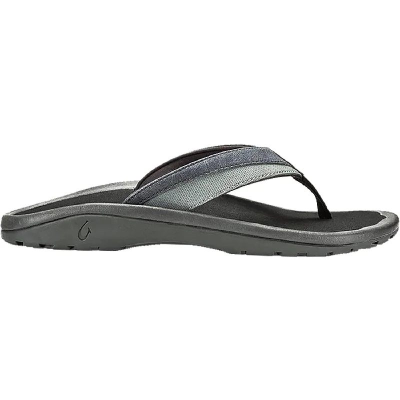 Men's OluKai Ohana Koa Lava Rock/Lava Rock Synthetic