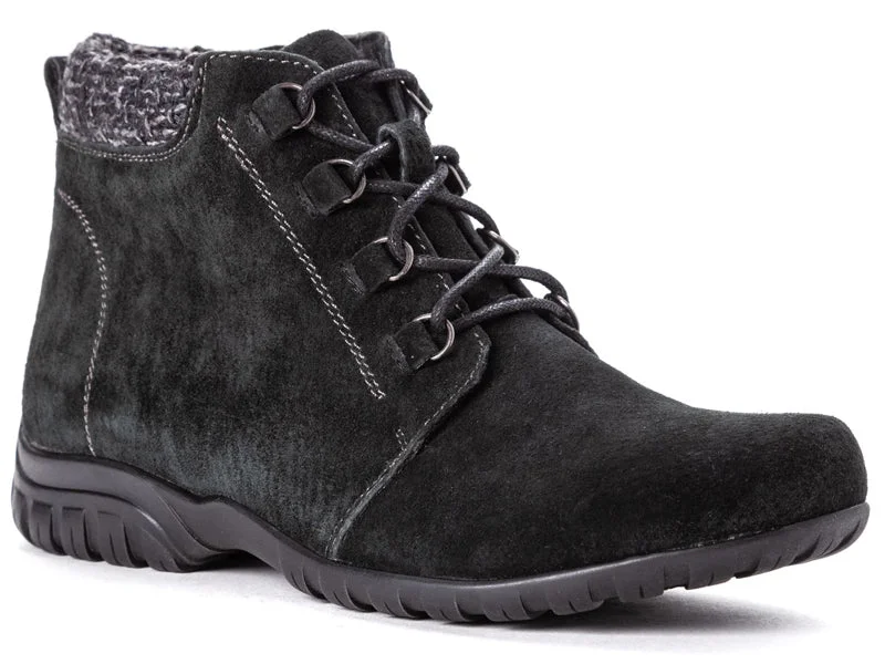 Boots for travel-Propet Delaney - Womens Suede Bootie