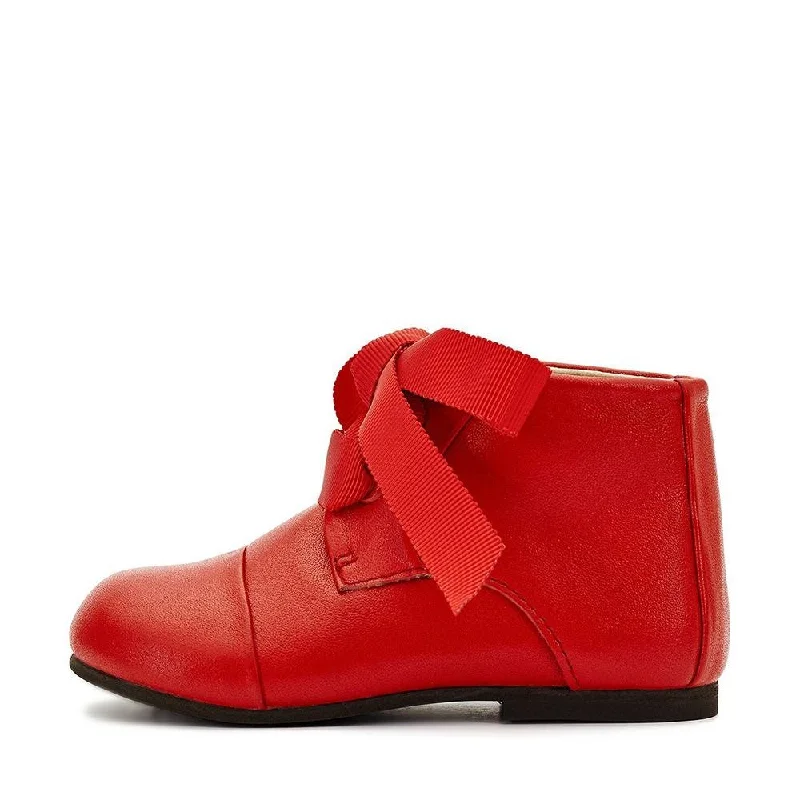 Boots with slim support-Jane Red