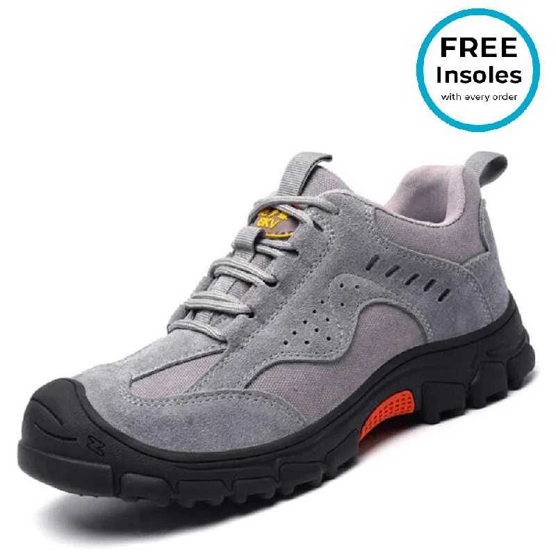 Boots near wildlife areas-Ortho Safety Boots - Comfortable Composite Toe Shoes + FREE Insoles