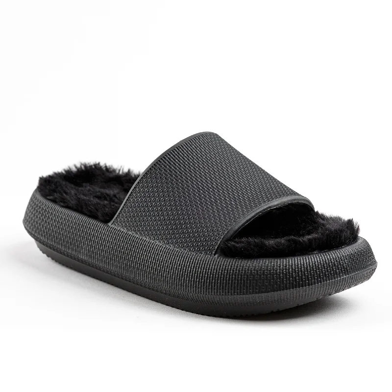 Slippers with premium fit-Cloud Slides Slippers | Black