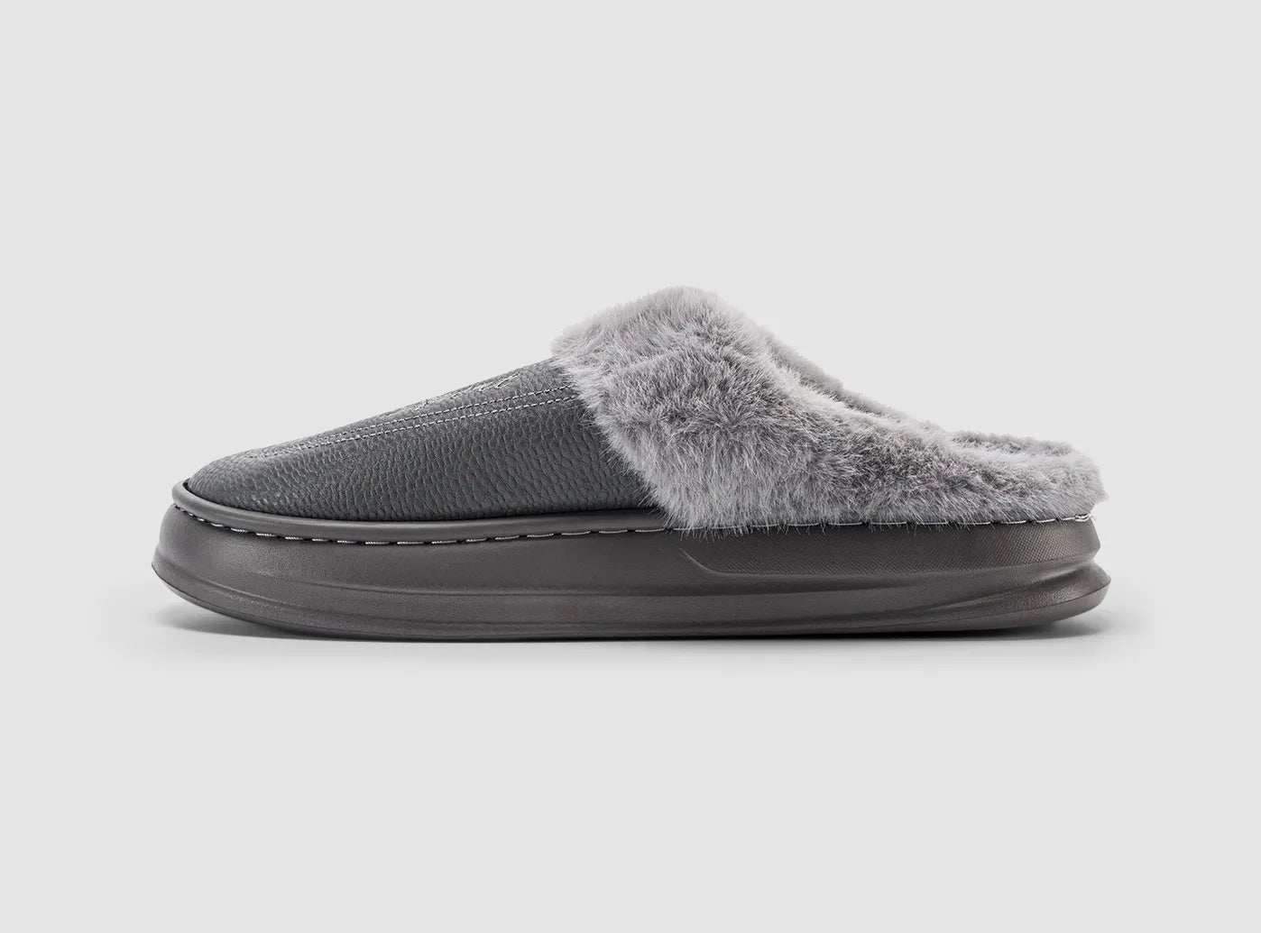 Slippers with casual fit-FitVille Men's Waterproof Winter Slippers