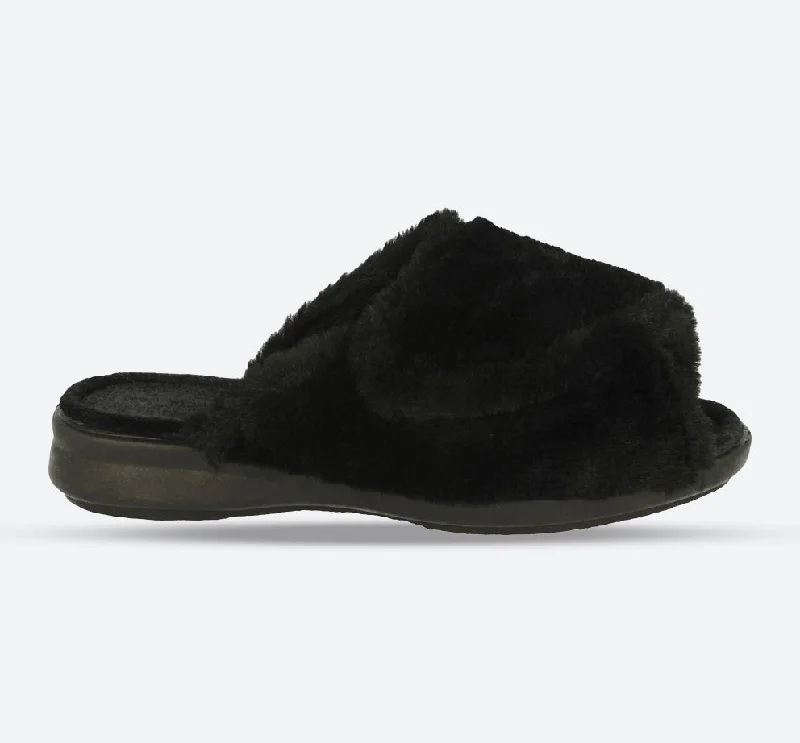 Slippers with unique fit-Womens Wide Fit DB Eagle Mule Slippers