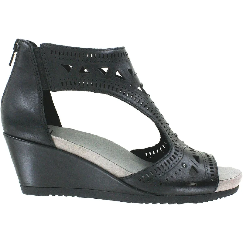 Women's Earth Barbuda Black Leather