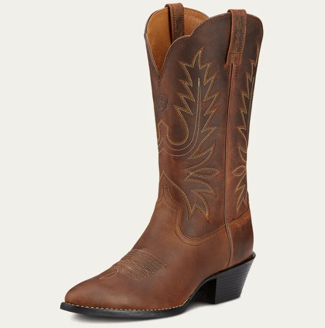 Boots for outdoor fans-Women's Ariat Heritage R Toe Western Boot