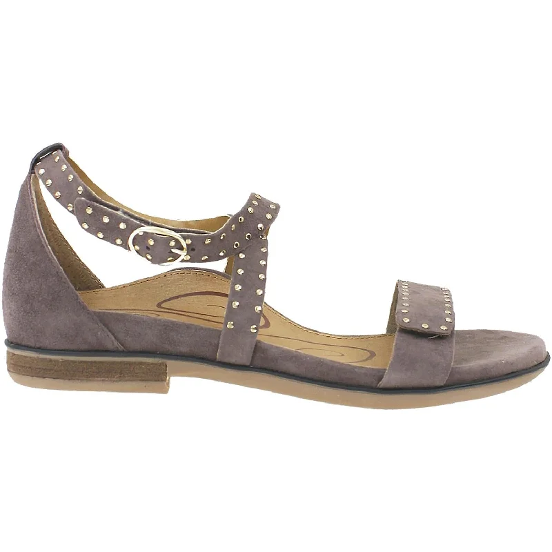 Women's Aetrex Hailey Deep Taupe Suede