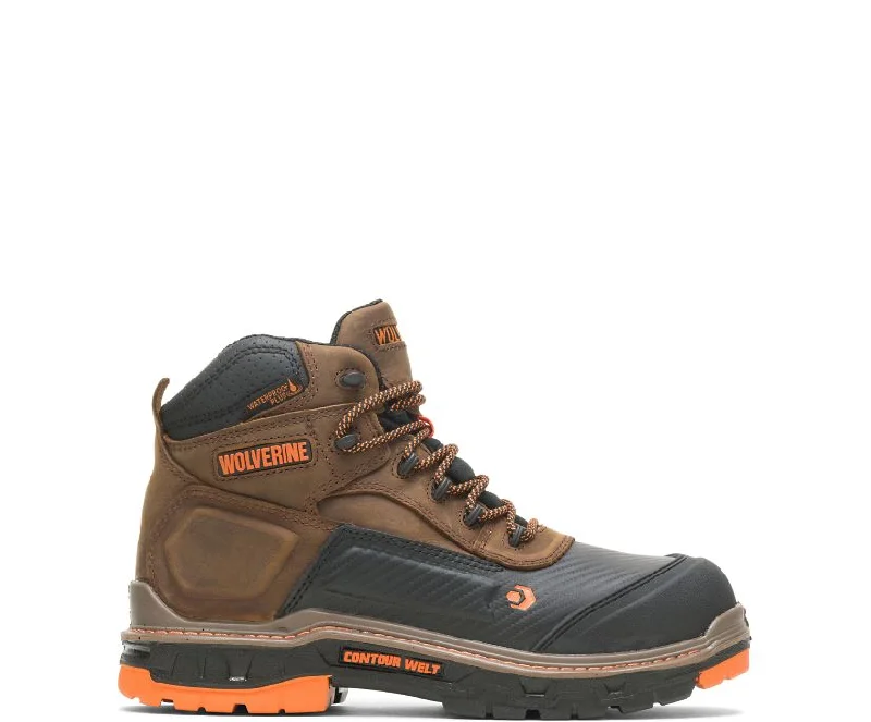 Boots near libraries-Wolverine Men's Overpass Mid Comp Toe Boot