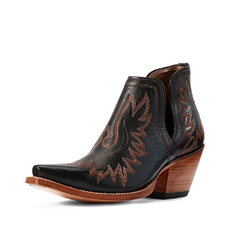 Boots near theater shows-Ariat Women's Dixon Western Boot- Brooklyn Black