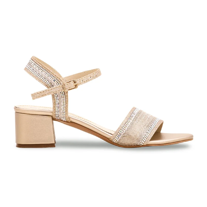 Golden Fancy Sandal FN5830