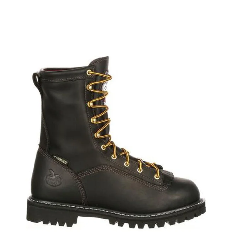 Boots with private tread-Georgia Boot Men's Lace-to-Toe 8" Waterproof GORE-TEX Insulated Work Boot