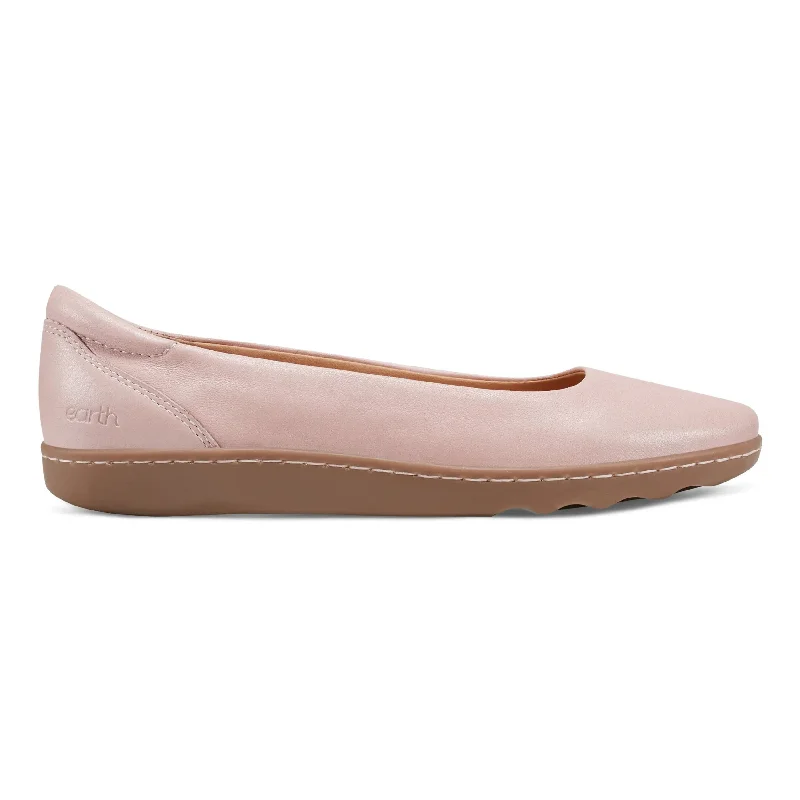 Flats near airport-Landen Round Toe Casual Flats