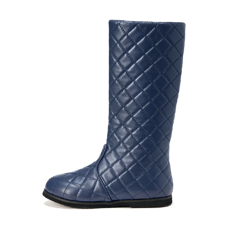 Boots near shorefronts-Nina Navy