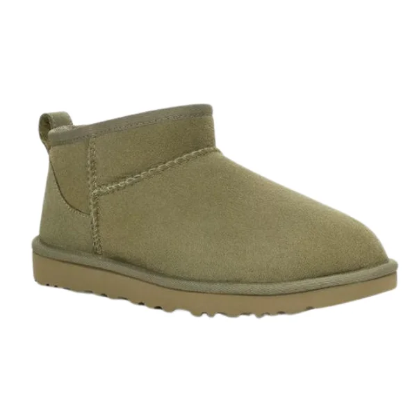 Boots near art scenes-UGG Women's Classic Ultra Mini Boot Shaded Clover