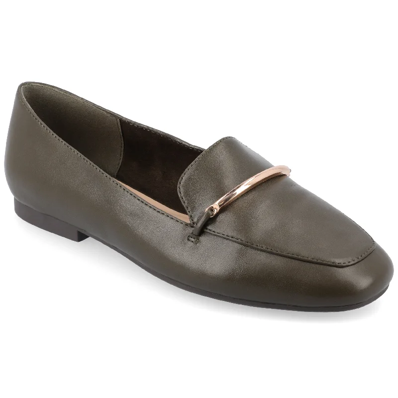 Flats with bright interiors-Journee Collection Women's Tru Comfort Foam Wide Width Wrenn Flats