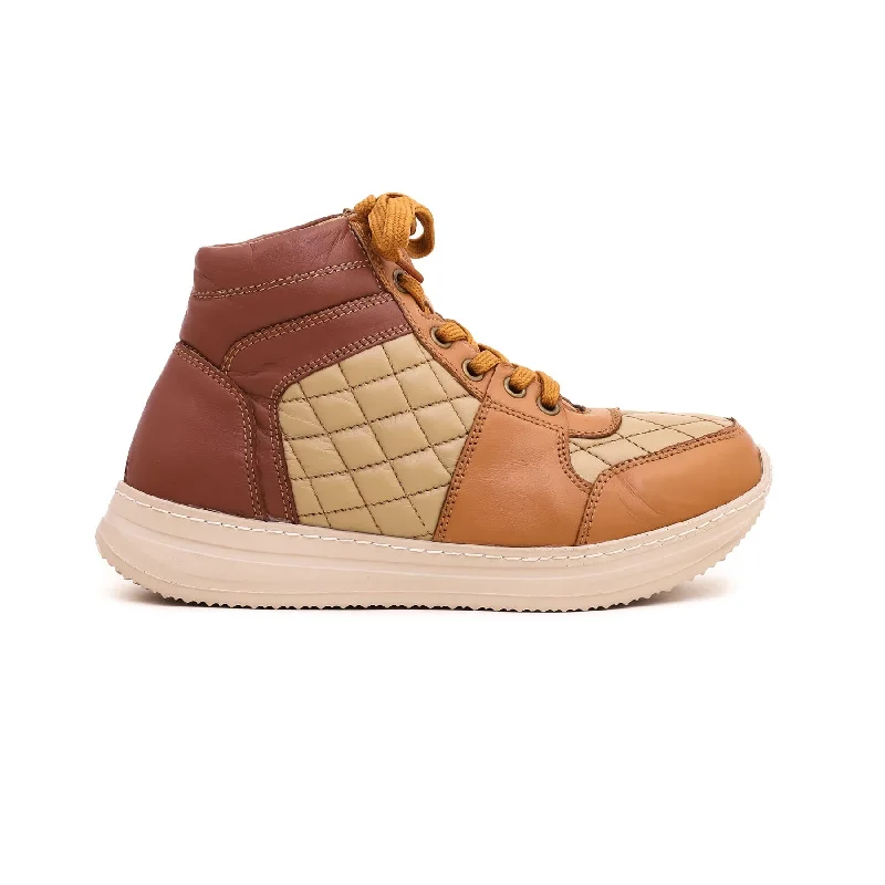 Athletic Shoes for High-Impact ActivitiesBrown High Ankle Sneaker AT7205