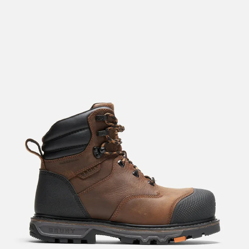 Boots near civic centers-BRUNT Men's The Mulder Welted 6" Waterproof EH Comp Toe Boot