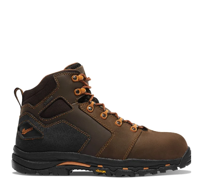 Boots with premium soles-Danner Men's Vicious 4.5" Waterproof EH Comp Toe Work Boot