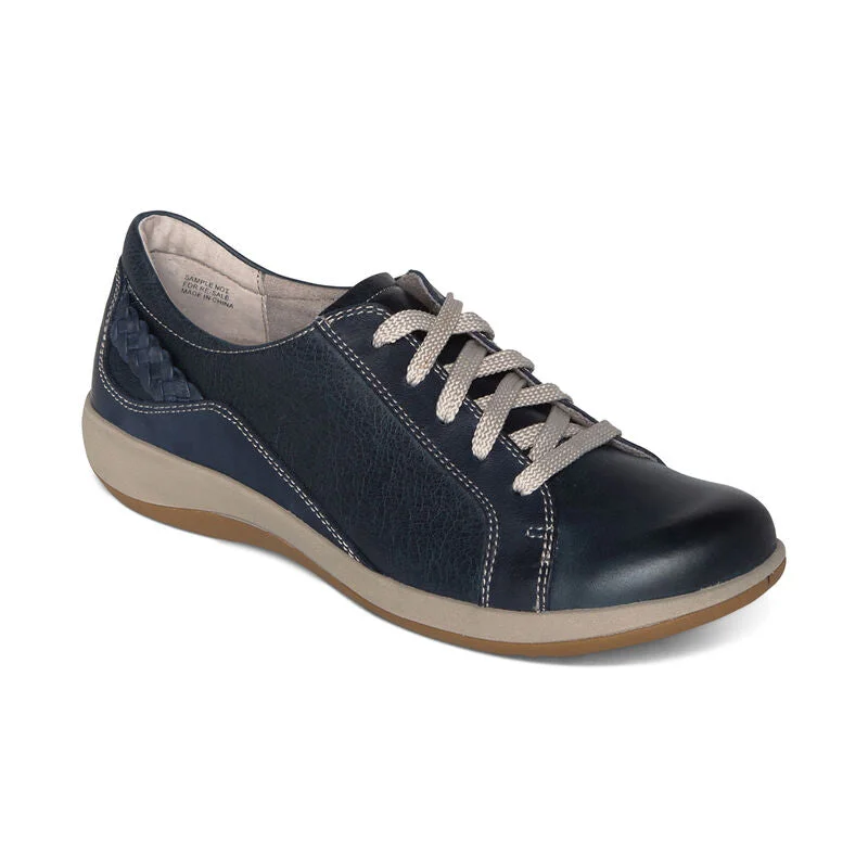 Aetrex Dana Lace Oxford Navy DM305