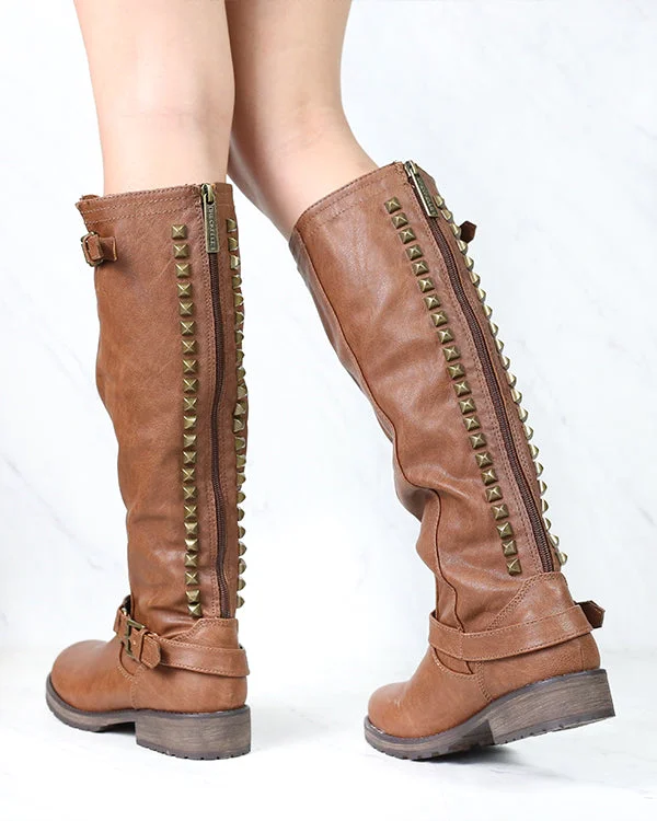 Boots urban style-Paige Tall Women Studded Riding Boots in More Colors