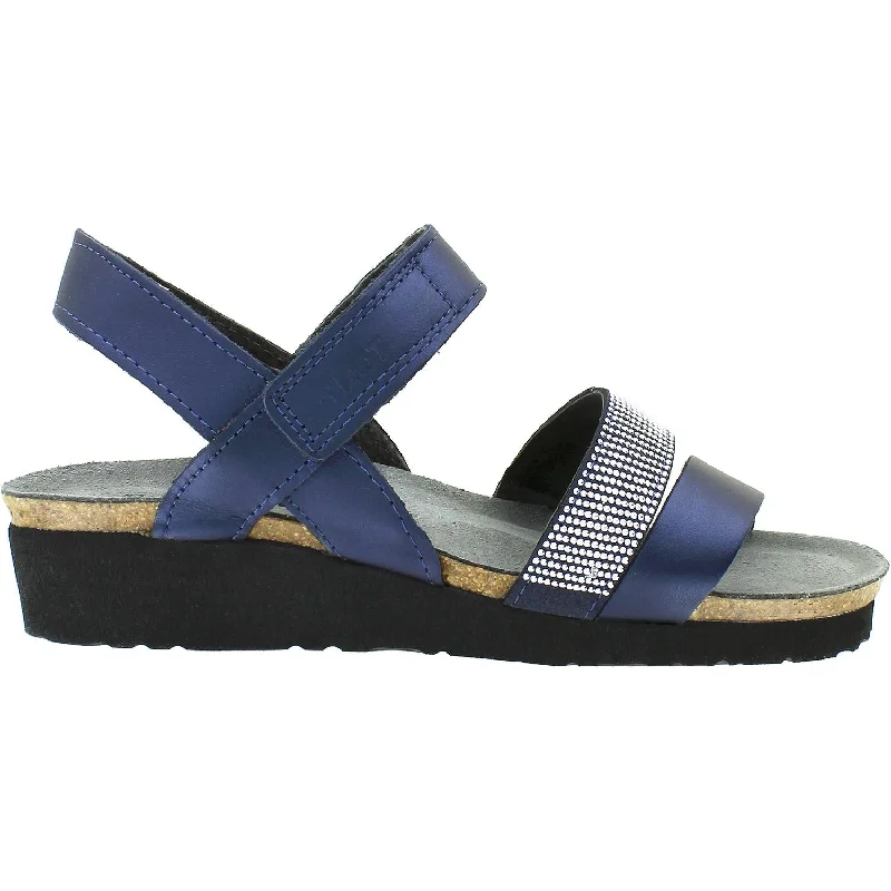 Women's Naot Krista Polar Sea/Dark Blue Leather