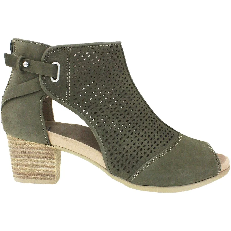 Women's Earth Sahara Dark Olive Suede