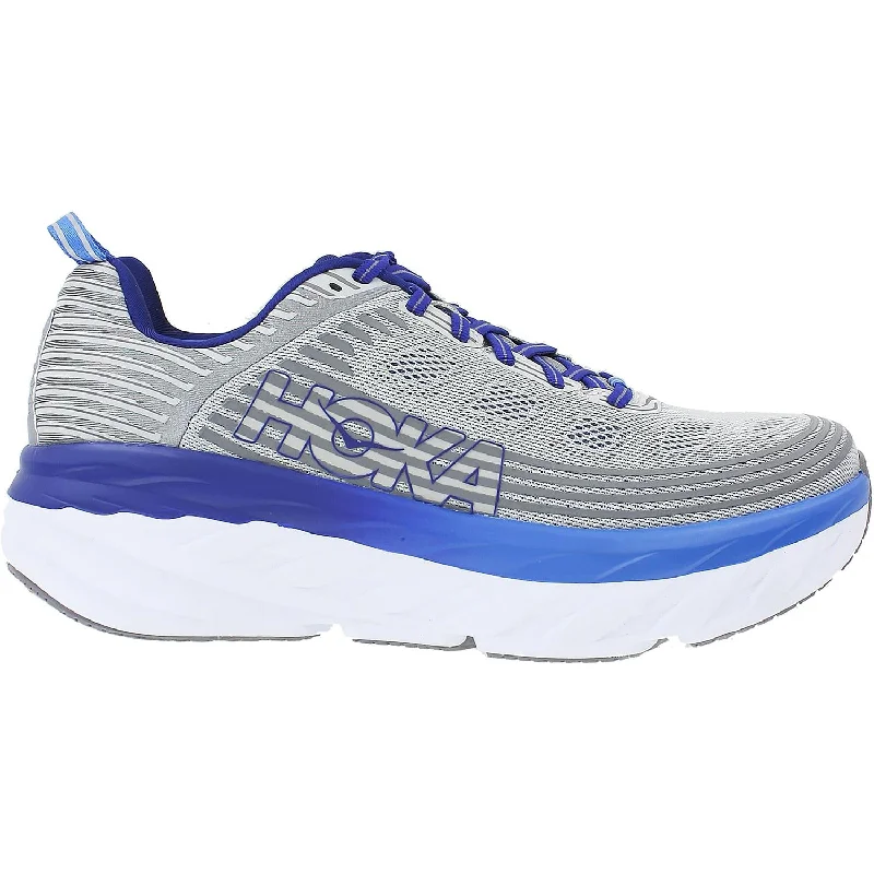 Athletic Shoes for Active YouthMen's Hoka One One Bondi 6 Vapor Blue/Frost Gray Mesh