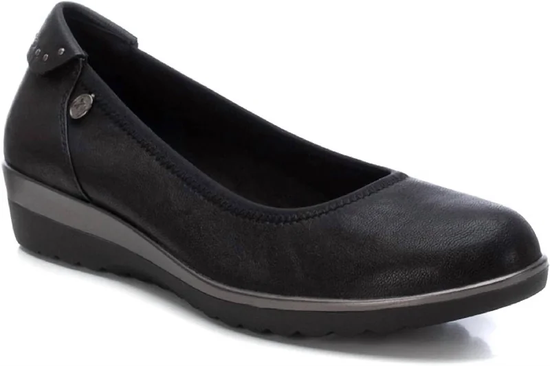 Flats near concert halls-Women's Ballet Flats Shoes In Black