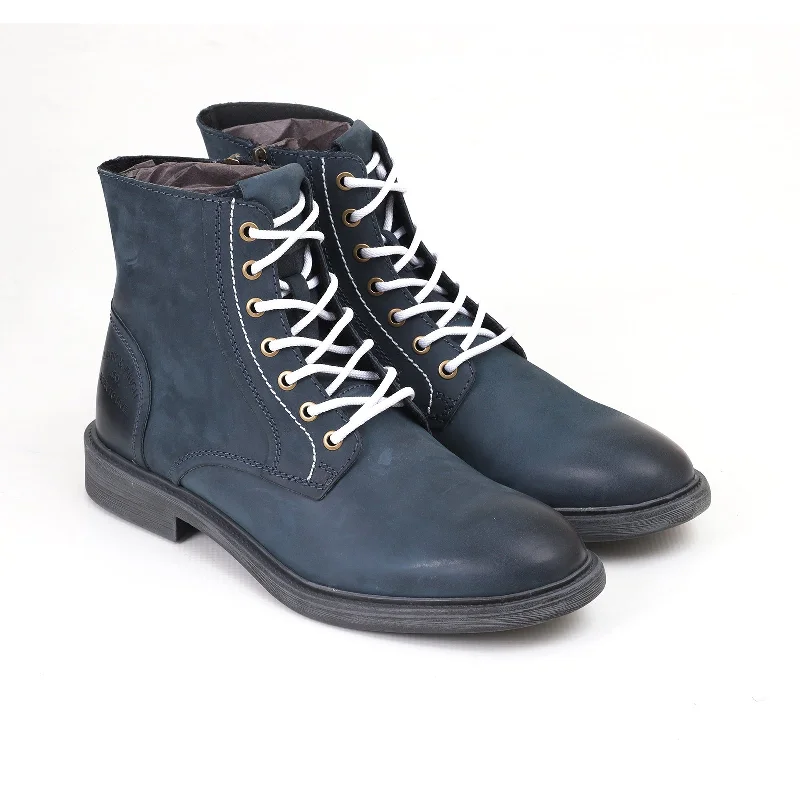 Boots for leisure wear-M-LF-0200341- Lace-up Leather Boots